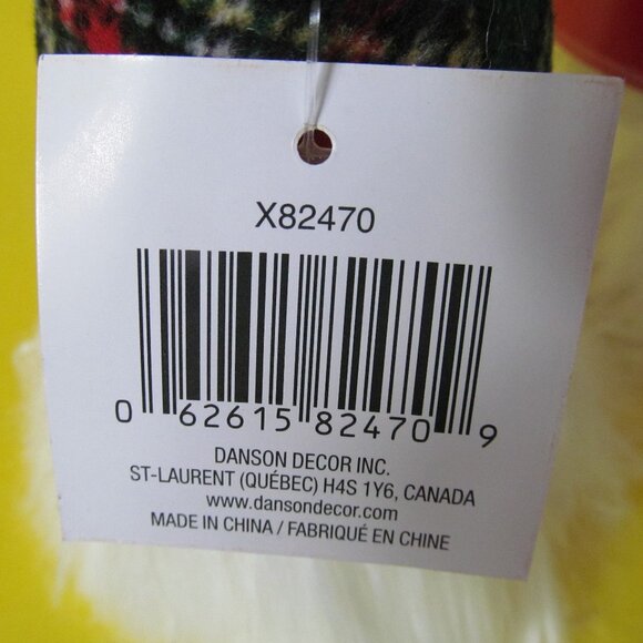 Plaid tartan hat gnome set of 2 - Picture 6 of 7